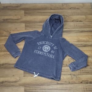 BLUE 84 Blue UNIVERSITY OF PENNSYLVANIA Hooded Drawstring Waist Sweatshirt